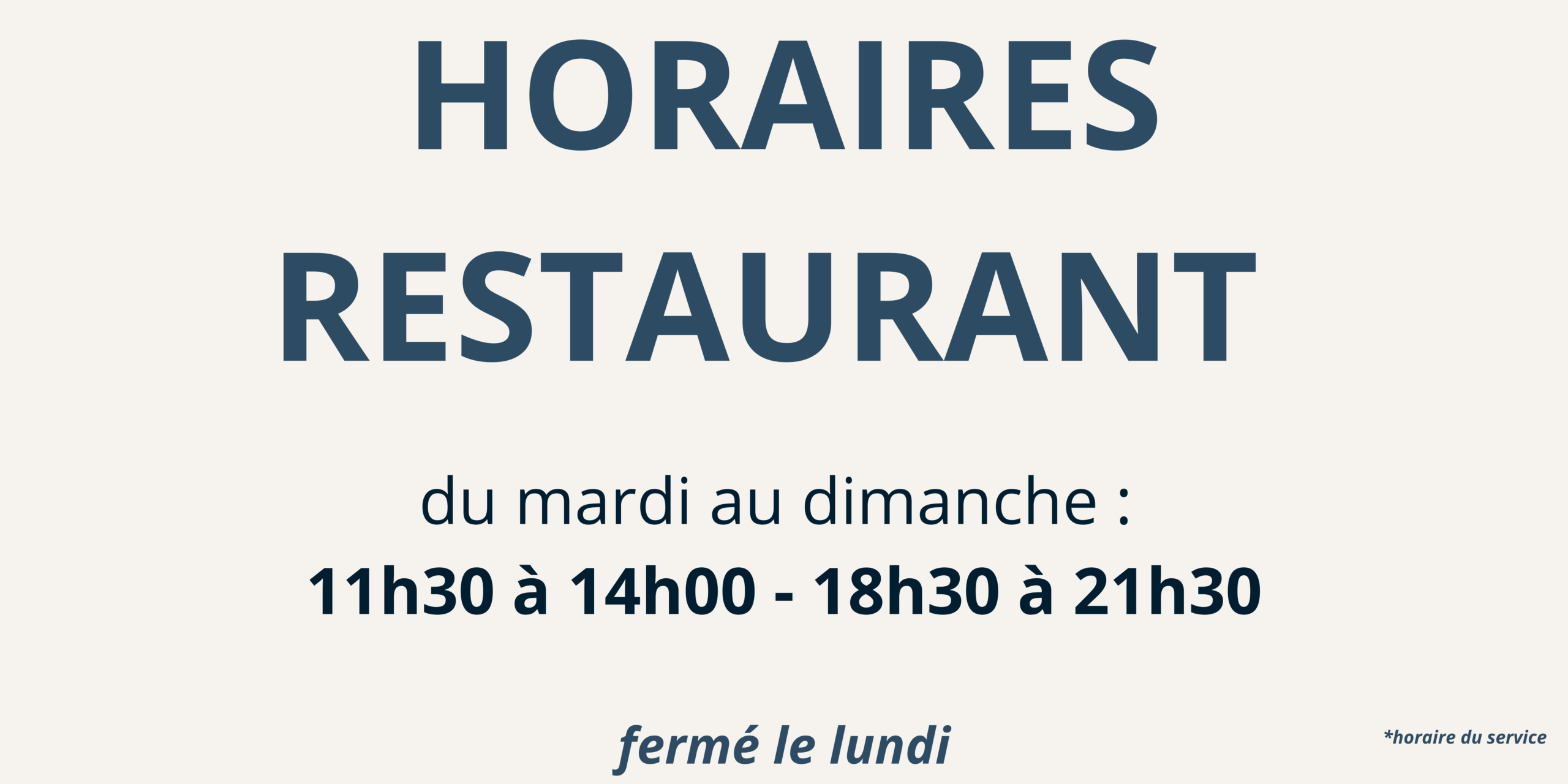 Horaire restaurant tapas Capbreton