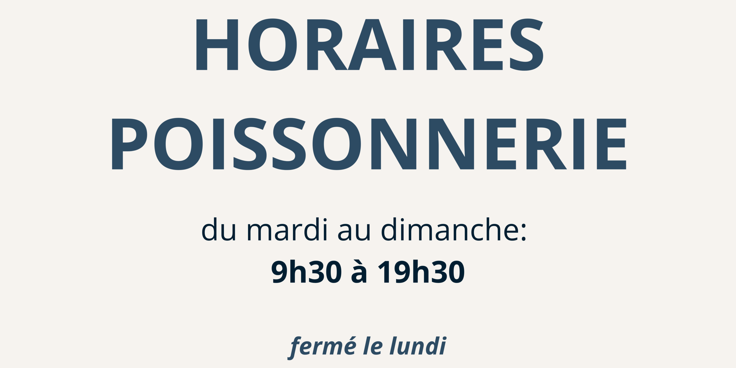 Horaire poissonnerie Chez Vincent Capbreton 