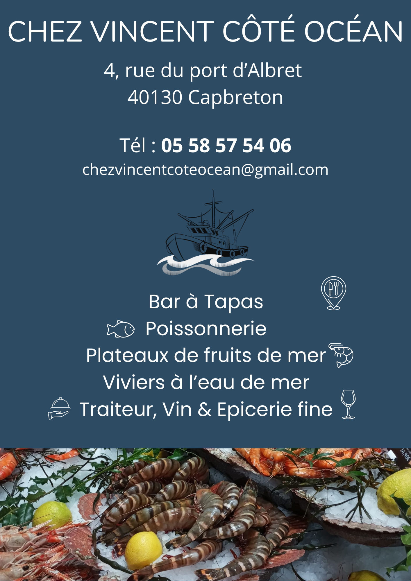 Chez Vincent coté océan