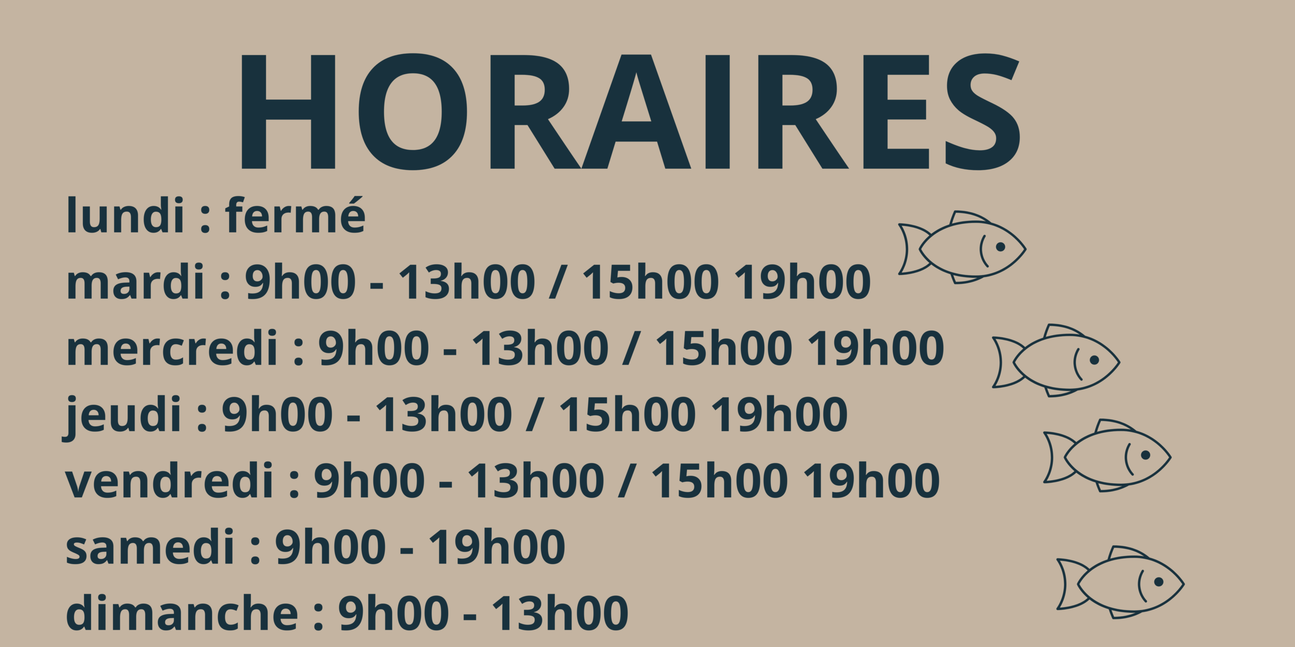 Horaires chez vincent Léon